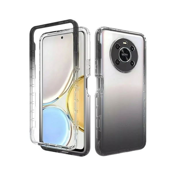 Funda 360 Degradada Uso Rudo Cely Vesmir Para Honor X9 Negro Más 2 Micas de Pantalla