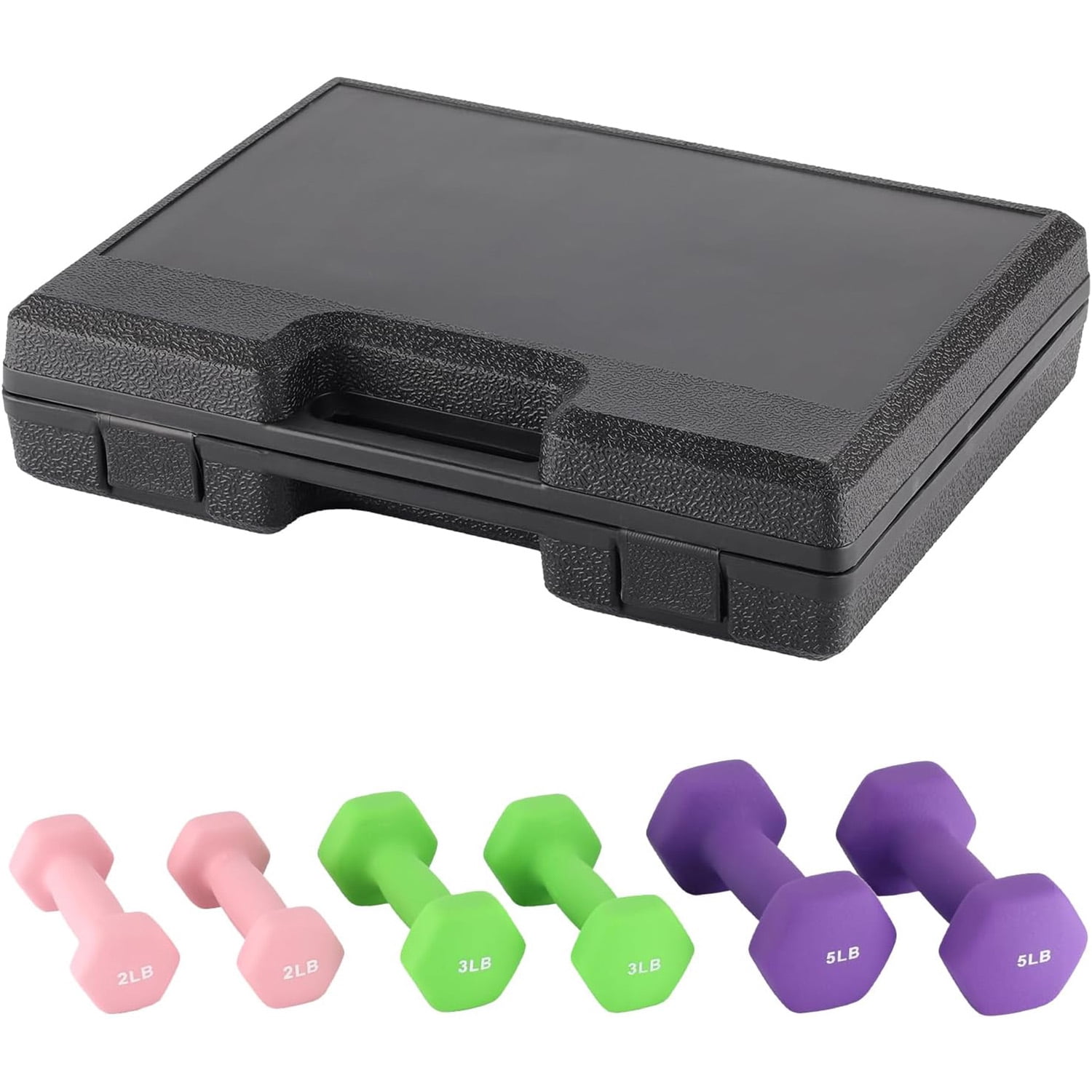 Roromall Dumbbell Set for Women and Men, Neoprene Dumbbell Free Hand Weight Set for Home Gym, Packed in Pairs