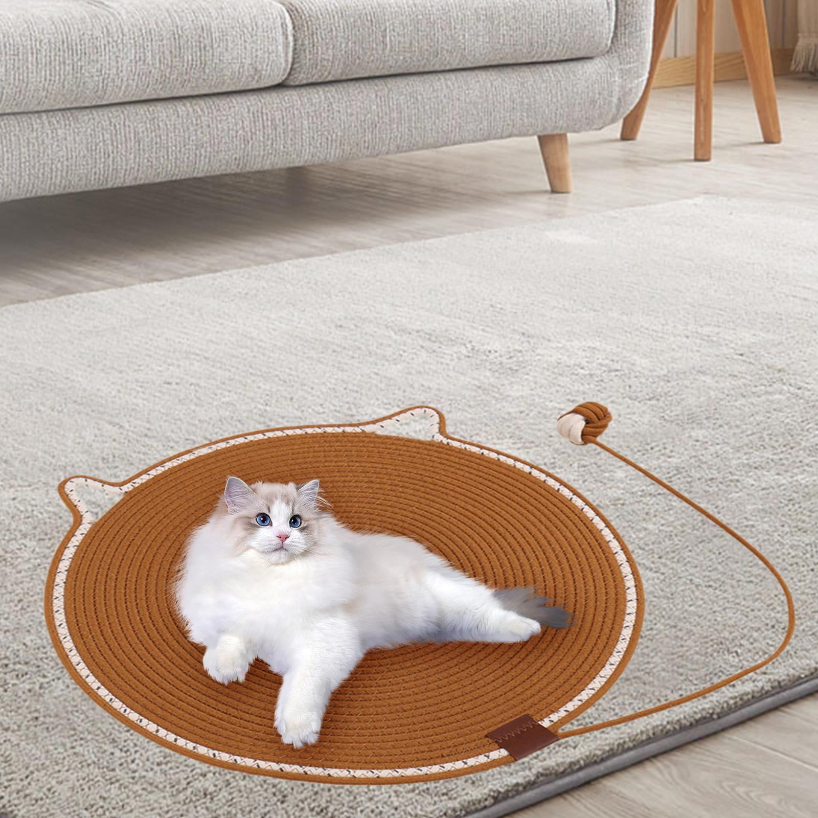 Bvdfgk Cat Scratch Mat Cat Scratch Pad Pet Supplies Grinding Claws Protecting Furniture Khaki
