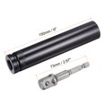 thumbnail image 2 of Uxcell 1/2" Drive 22mm Deep 6-Point Impact Socket 6" Length and 1/4" Hex Shank Adapter, 2 of 5