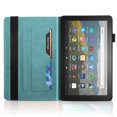 thumbnail image 5 of Tree of Life Embossed Case for Fire HD8(2022) Stand, Card Slots, Stylus Loop Blue, 5 of 5