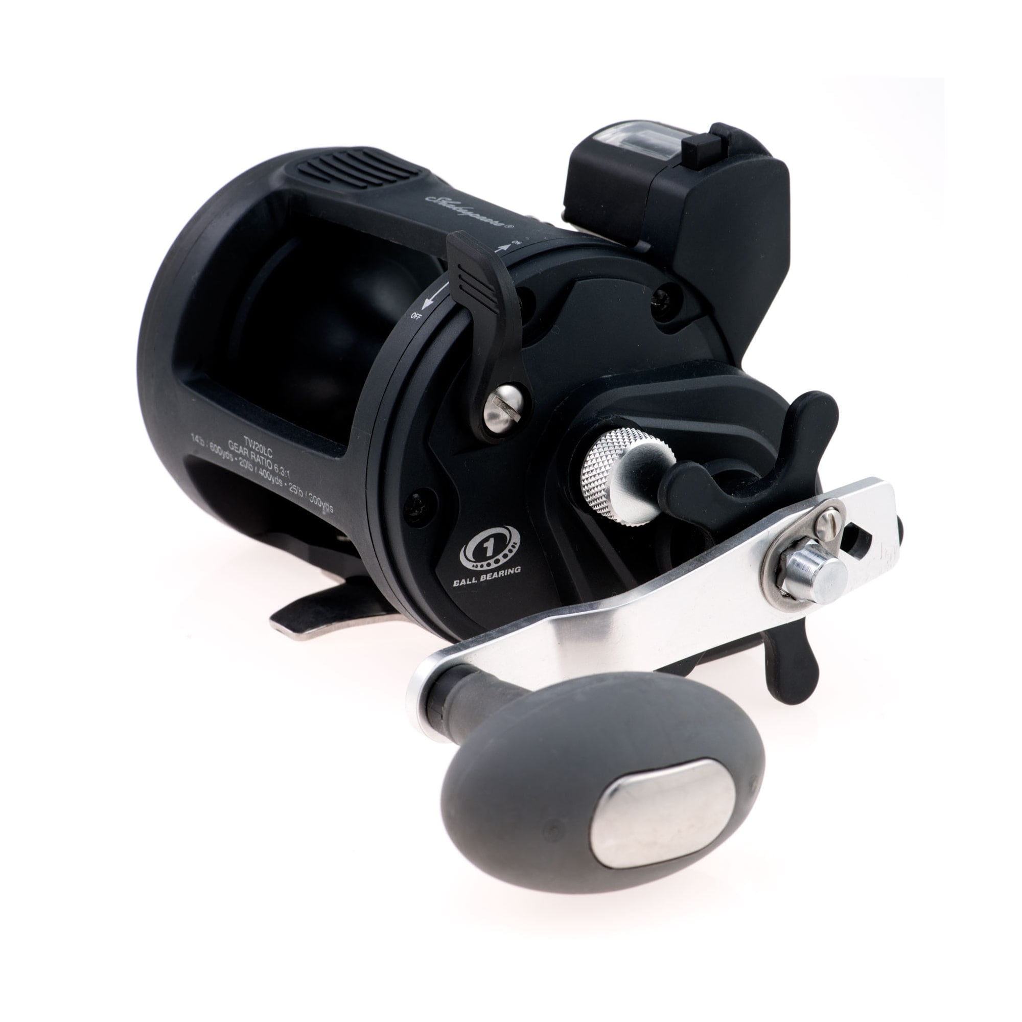 Shakespeare ATS Trolling Fishing Reel with Line Counter, Right Hand, 200