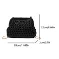 thumbnail image 2 of Bolso de verano en la cadena de la playa de la playa de la playa de hombro de hombro para mujeres negras, 2 of 9
