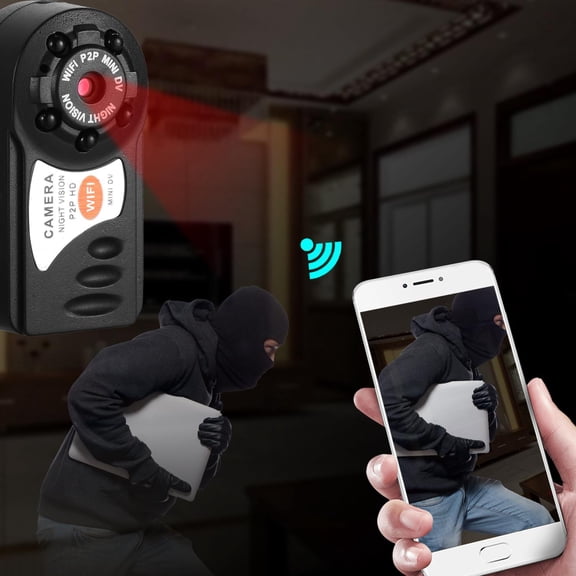 HD 1080P Wireless WiFi Mini Night Vision Security Camera for Home Surveillance BETT