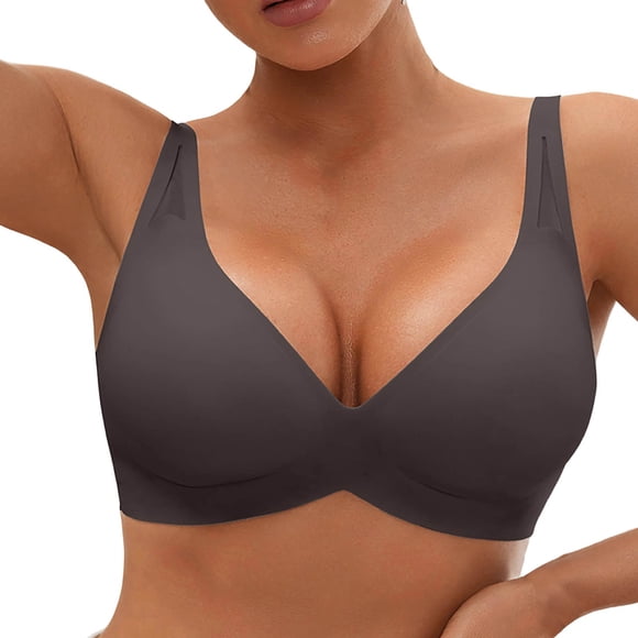 Bra Seamless Sheer Mesh Underwire Supportive Push Up Bralette for Casual Home Wear and Seasonal Comfort in Versatile Everyday Style
