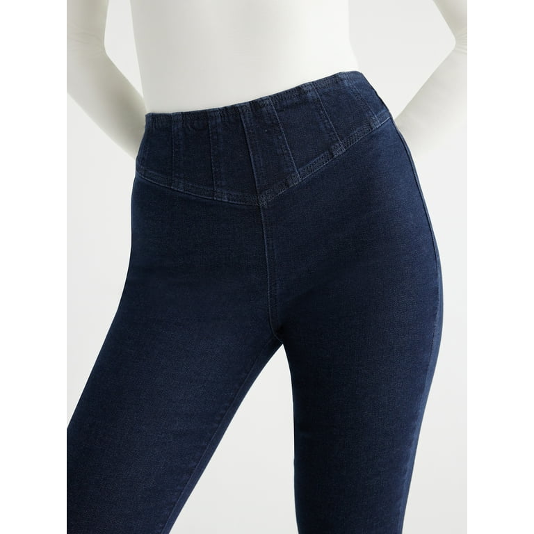 Sofia Jeans Women's Melisa Flare Super High Rise Curve Corset Jeans, 33.5  Inseam, Sizes 00-22 