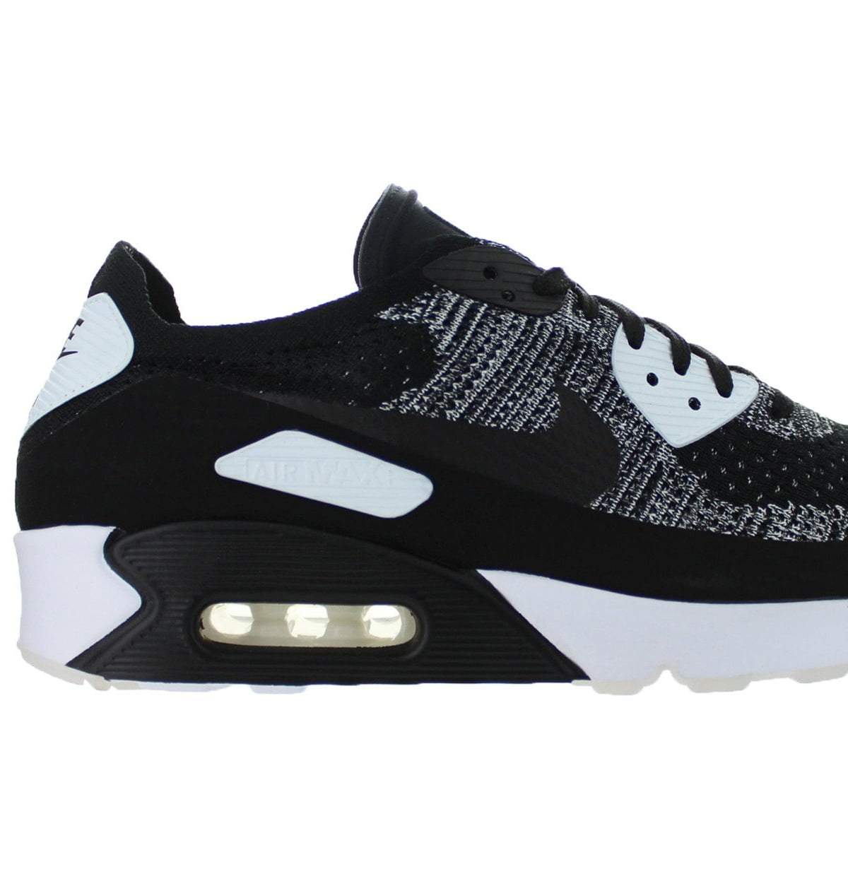 nike air max 90 ultra 2.0 flyknit black white