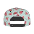 thumbnail image 4 of Fotbe Watermelon Flat Bill Visor Cap Classic Snapback Hat Polyester Foam Trucker Hat Trucker Cap Adjustable Baseball Cap, 4 of 9