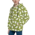 thumbnail image 2 of Haiem Funny Chicken Pattern Boys Hoodie, Youth Pullover Hooded Sweatshirt, Kangaroo Pocket Hoodie for Kids Girls -Small, 2 of 6