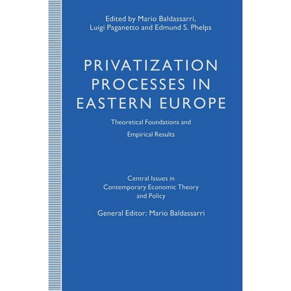 Central Issues in Contemporary Economic Privatization Processes in Eastern Europe: Theoretical Foundations and Empirical Results, (Paperback)