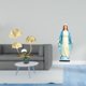 thumbnail image 2 of Estatua de figura,Estatuas de hojas y flores de metal,esculturas decorativas,Figuras decorativas para el hogar,para estante,mesa o vitrina.,Estatua católica,Colección de estatuas y figuras, 2 of 8