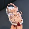 thumbnail image 6 of Herrnalise Infant Baby Girl Boy Sandals Summer Outdoor Beach Shoes Flower Bowknot Anti Slip Newborn Toddler First Walking Shoes For Baby Gifts, 6 of 9