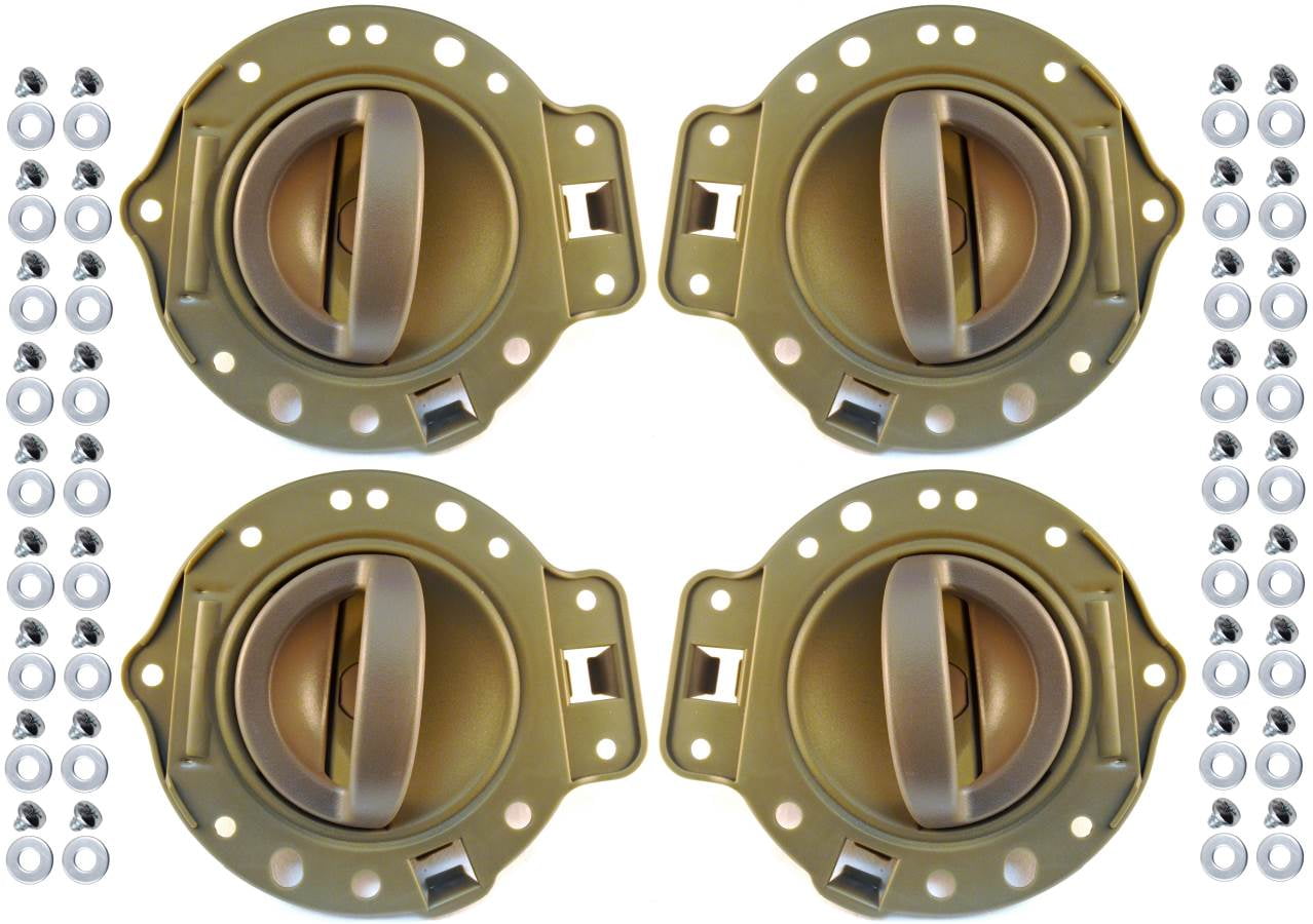 Khaki Inner Interior Inside Door Handle Set of 4 PT Auto Warehouse CH-2823E-QP Khaki Inner Interior Inside Door Handle Set of 4 PT Auto Warehouse CH-2823E-QP