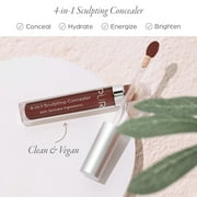 PUR Beauty 4-in-1 Sculpting Concealer for Women - Conceals, Brightens, Plumps & Corrects - Hydrating & Moisturizing Makeup Concealer with Medium to Full Coverage for Dark Circles