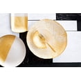 thumbnail image 2 of Vietri Two-Tone Glass White & Gold Cereal Bowl, 2 of 7