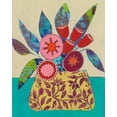 thumbnail image 2 of Moore, Regina 26x32 White Modern Wood Framed Museum Art Print Titled - Boheme Floral I, 2 of 4