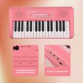 thumbnail image 4 of 32 Key Electronic Keyboard Piano 16 Tones 10 Rhythms 10 Demos Dual Speaker Musical Instrument with Microphone Dual Power Mode Portable Music Piano Keyboard for Beginners Keyboards Piano, 4 of 7