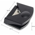 thumbnail image 2 of 2pcs Green Paper Punch, Corner Punch for Rounded Corners, Round Corner Punch, Plastic Machine Paper Cutter, for DIY Projects, Scrapbooking, 2 of 5