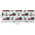 thumbnail image 7 of Red Christmas Truck and Tree Pattern Kitchen Rug Mat,Kitchen Runner Rugs Non Skid Washable,Decorative Kitchen Floor Mats for Kitchen,Sink,Laundry,17"x47.2", 7 of 7