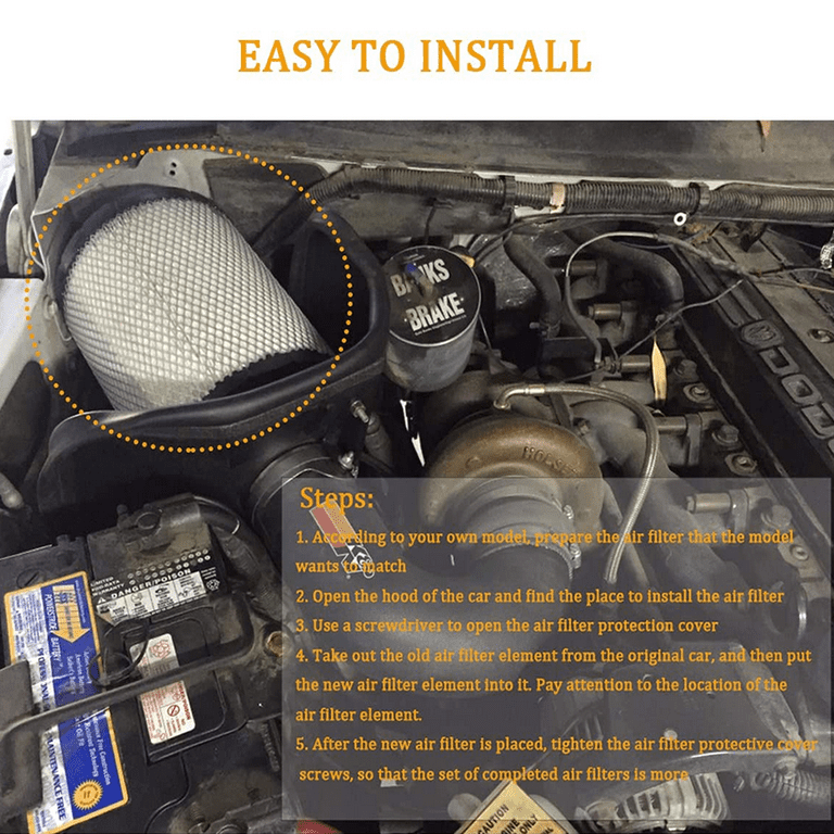 FILTERWEARS F104L For Donaldson B085011 Napa 6637 Fram CA6818 - Foto 9