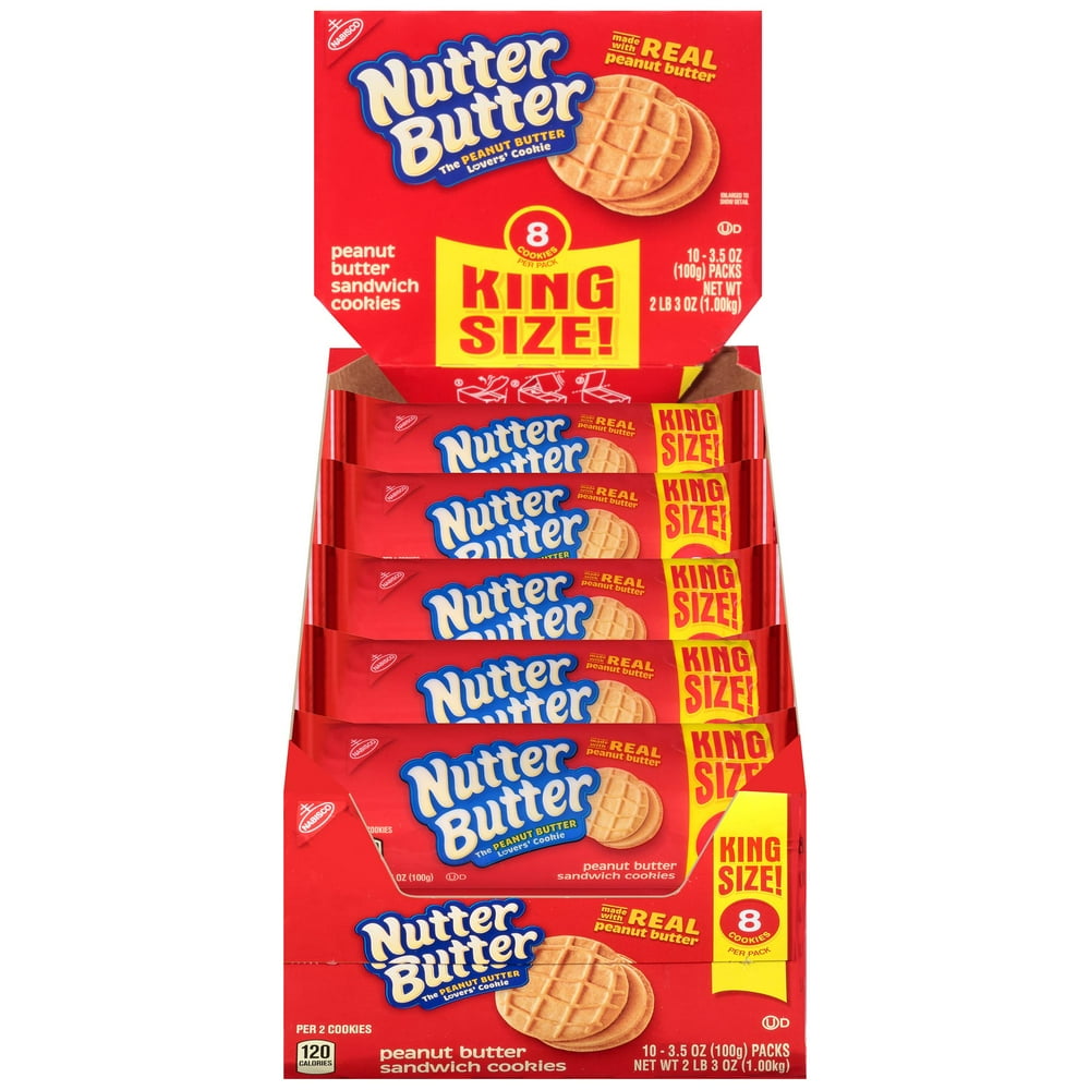 Nabisco Nutter Butter Cookies Nutter Butter, 3.5 Ounce (210 Pack
