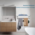 thumbnail image 2 of Toallero para Baño, Toallero con Barra de Toalla y 5 Ganchos para Baño/Cocina, Estante de Baño de Acero Inoxidable Montado en La Pared,Accesorios de Baño, 2 of 7
