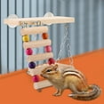 thumbnail image 1 of Toy, Springboard Swing Pet Bird Toy, 3Pcs Safe Durable For  Pet, 1 of 8