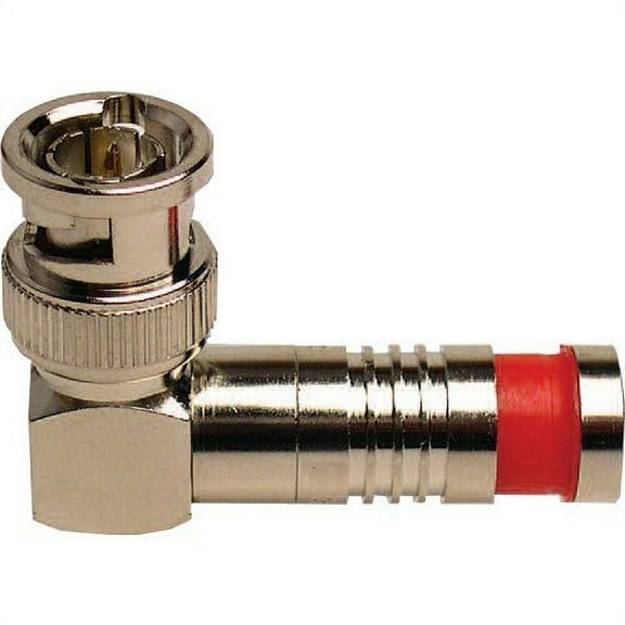 Platinum Tools 18038RA BNC RG6 RA Compression, Nickel Plated - 18038RA