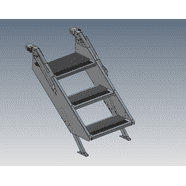MORryde STEP ABOVE-GEN2, 4 Step Entry, Manual, 8in Rise, Fits 23.75-26 ...