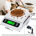 thumbnail image 4 of Large Digital Kitchen Scale 40kg/88lbs Commercial Food Scale with Tare and PCS Funtion for Baking Cooking Bread Meat Parts and Coins LCD Display,Baking Scale for Cooking(White), 4 of 7