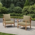 thumbnail image 2 of idee-home Outdoor Cushions for Patio Furniture, Outdoor Seat Cushions 24 x 24 with Fade Resistant Waterproof Removable Cover, Replacement Deep Seat Couch Chair Cushion for Yard Garden Deck, 2 of 8