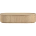 thumbnail image 3 of Meridian Furniture Moana Natural Wood Storage Coffee Table, 3 of 9