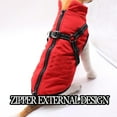 thumbnail image 3 of LANFENG Dog Winter Coat Snow Jacket 3-in-1 Waterproof Zipper Furryking Winter, 3 of 7