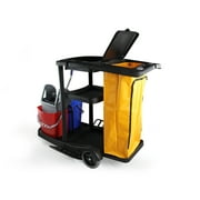 Industrial Housekeeping Janitorial Service cart with Vinyl Bag AF08180C
