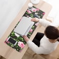 thumbnail image 3 of Long Mouse Pads for Desk,Pioneer Flower Floral Print Pattern Desk Mats on Top Of Desks, Desk Mouse Pad Extra Large with 3mm Non-Slip Base and Stitched Edge for Gaming,Office,Work,Home 31.5"x11.8", 3 of 6