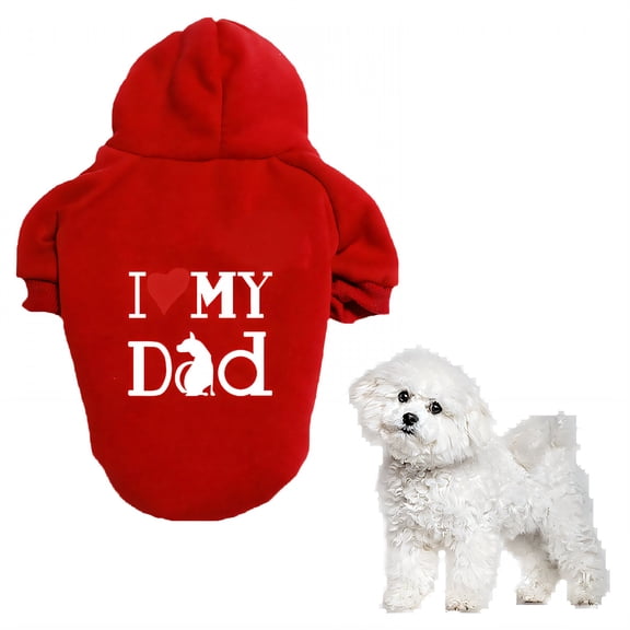 GASTROPOD 1Pcs Dog Coats for Medium Dogs,Small Dog Sweater,Dog Jackets for Small Dogs,Red,4Xl