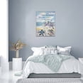 thumbnail image 6 of Busyhead In-house Design Team Blue Beach Coastal Pictures 12"x16" Framed Canvas Painting, 6 of 6