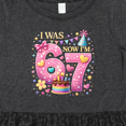 thumbnail image 4 of Inktastic I Was 6 Now I'm 7 Birthday Girls Toddler Dress, 4 of 5