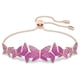 thumbnail image 1 of Pulsera Swarovski Lilia con pavé de cristal rosa y mariposa, 1 of 5