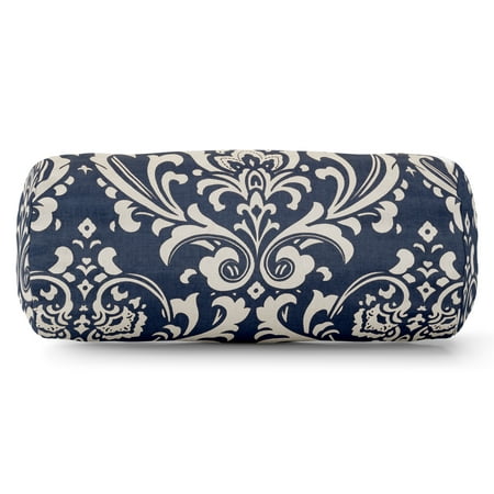 UPC 859072220126 product image for Majestic Home Goods Indoor Outdoor Navy French Quarter Round Bolster Decorative  | upcitemdb.com