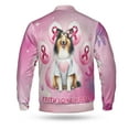 thumbnail image 2 of Faith Love Hope Collie Breast Cancer Awareness Survivor All Over Print 3D Baseball Jacket Collie Dog Lover Gifts Idea Bomber Jacket Softball - 02017, 2 of 6