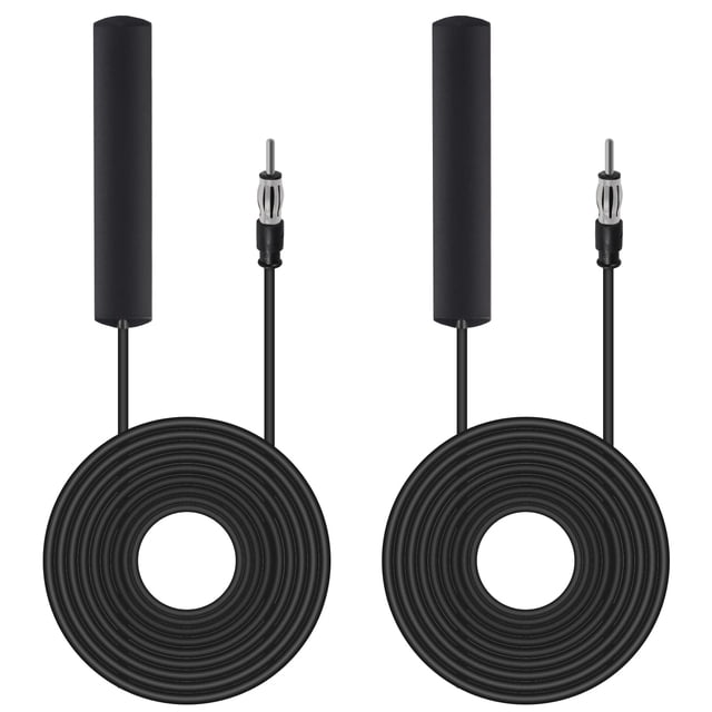 Antena de radio de coche DORHEA Universal AM FM, soporte para parabrisas