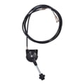 thumbnail image 2 of Excavator Throttle Cable, PU Tube Non Deform Quick Response Excavator Manual Throttle Control Cable 4meter Replacement  for Mixer, 2 of 7