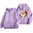 thumbnail image 4 of WILLBEST Sudadera para Mujer, Estilo Navideño, con Cremallera, Manga Larga, Bolsillo, Cordón Ajustable y Capucha XX-Grande, 4 of 8