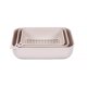 thumbnail image 1 of Ounissouiy Escurridor de verduras de 3 uds PP, escurridor de almacenamiento de frutas de cocina, cesta de almacenamiento colgante multifuncional Organizadores de utensilios de cocina albaricoque, 1 of 6
