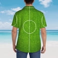 thumbnail image 6 of Soccer Green Football Stadium Hawaiian Shirts For Men, Summer Short-Sleeve Relaxed-Fit Button-Down Shirts Large, 6 of 9