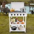 thumbnail image 3 of Peakora Propane Gas Stove with 5 Burners, Independent Flame Control, Sturdy Iron Shell and Enamel Cover, Easy to Clean Surface, Energy-Efficient Design for Fast and Efficient Cooking, 3 of 7