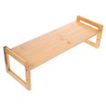 thumbnail image 4 of HONMEET Bamboo Computer Heightening Stand Khaki Rectangular 1Pack for Desk and Home Use, 4 of 8