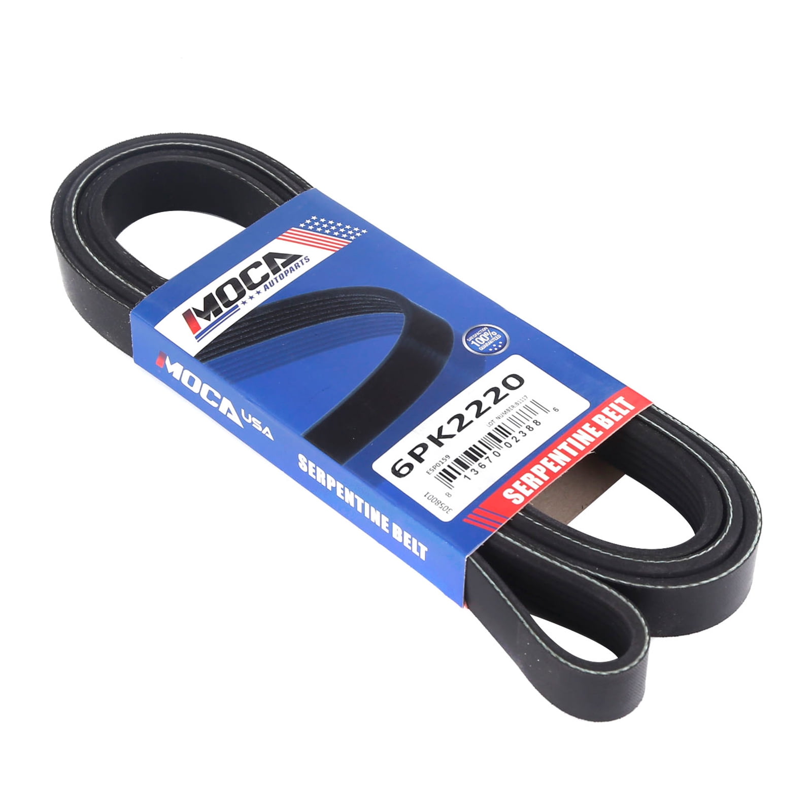 MOCA AUTOPARTS Serpentine Drive Belt Component Kit Fit for 1999-2003 Jeep Grand Cherokee 4.7L & 2002-2003 Jeep Liberty 3.7L
