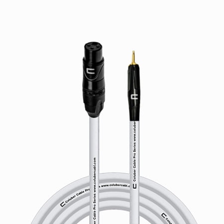 Coluber Cable Unbalanced XLR Female Cable to 3.5 TS Male - 3-Pin Connector